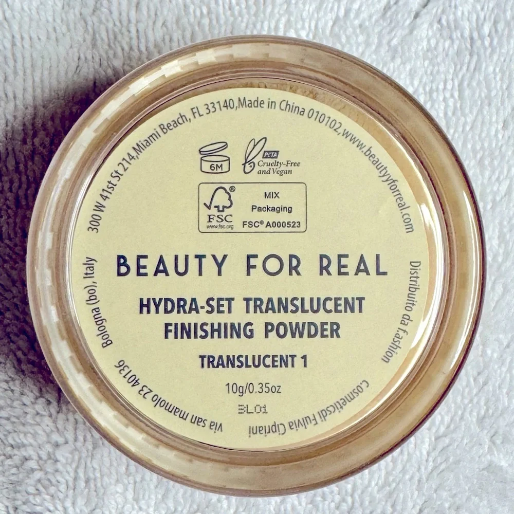 Beauty For Real Hydra-Set Translucent Finishing Powder in Translucent 1 10g NEW